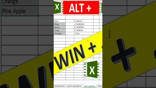 Most Important Shortcut Keys of MS Excel | Excel Shortcuts | Add bullets in Excel |