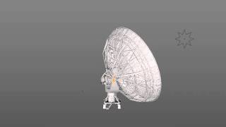 Radio Telescope Simple Rig Animation