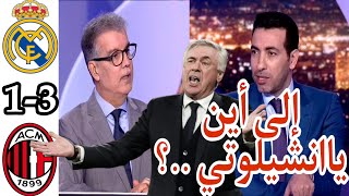 ملخص تحليل ريال مدريد و ميلان اليوم 1-3 || اهداف ريال مدريد و ميلان اليوم || ملخص ريال مدريد اليوم