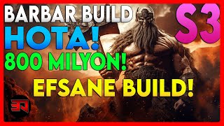 DIABLO 4 - BARBAR HOTA BUILD!? - ELIMI KOLUMU SALLAYARAK TIER 100 GEÇTİM!