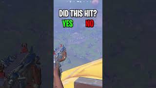 DID THIS HIT? 🤯 #fortnite #shorts