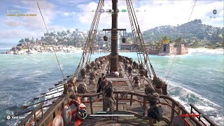 Assassin's Creed Odyssey in the sun