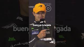 Lando Norris en la conferencia de prensa post Gran Premio de España 🇪🇸