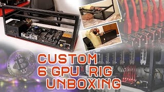 Custom 6 GPU rig unboxing and assembling