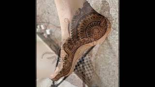 Top best 6 bridal foot mehndi designs