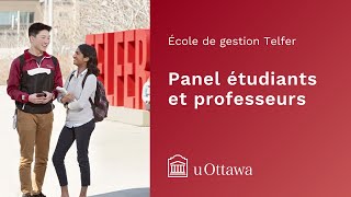 uOttawa Telfer - Panel étudiants et professeur