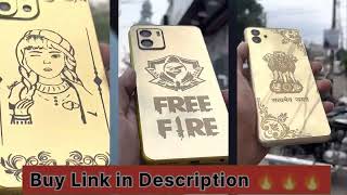 Gold mobile cover