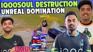 iQOOSouL Unreal Domination 😳 SouL Manya, Ninja & Saumay Destroy Whole Lobby 🔥 Team SouL 🚀