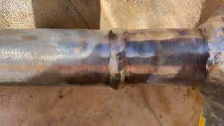 1 inch pipe stick welding #smaw #welding  #fabrication