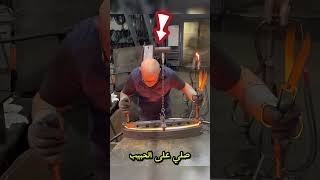 كيفية تحويل الزجاج الي تحف فنية #shortvideo