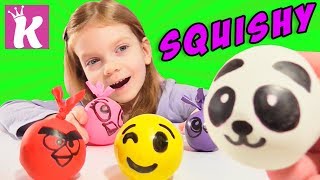 СКВИШИ Панда и Энгри Бердс DIY Squishy Panda and Angry Birds STRESS BALL | LIFE HACKS FOR KIDS