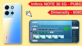 Infinix Note 30 Pubg Test Dimensity 6080