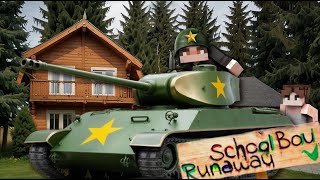 СБЕГАЮ НА ТАНКЕ ИЗ ДОМА ЗЛЫХ РОДИТЕЛЕЙ В SCHOOLBOY RUNAWAY В МАЙНКРАФТ!