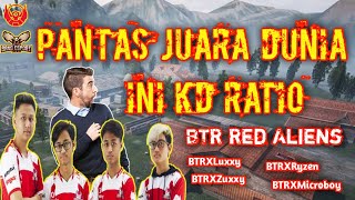 KD Ratio BTR Red Aliens, Pantas Sering Juara - PUBG Mobile