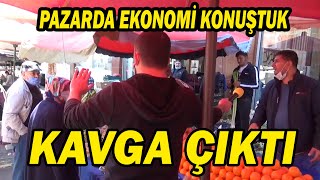 PAZARDA EKONOMİ KONUŞTUK KAVGA ÇIKTI - TEKİRDAĞ