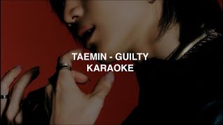 TAEMIN (이태민) - 'Guilty' KARAOKE with Easy Lyrics