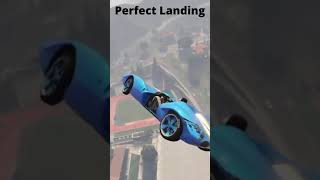 Perfect Landing | GTA 5 STUNTS #shorts