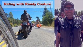 Riding with Randy Couture for the Xtreme Couture GI foundation