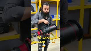 90 lakh ka camera lens 😳🎥 _ most expensive camera lens #shorts #viralvideo #trending