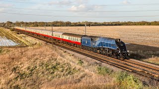 60007 Sir Nigel Gresley Races South on the ECML!