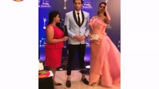 Parth Samthan & Erica Fernades Best Jodi Award || Hina khan Win Award Neggative role ||