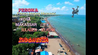 Terkini Pesona Wisata Beach Charm Anging Mammiri Makassar city Drone  Sul-Sel Indonesia 2022