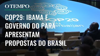 COP29: Ibama e governo do Pará apresentam propostas do Brasil