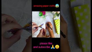 DIY amazing paper crafts // How to make a paper craft#shorts #youtube #trendingshorts #paper