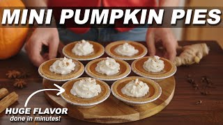 Mini Pumpkin Pies ! | Fast, Easy & Delicious