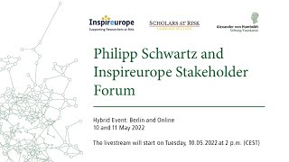 Philipp Schwartz and Inspireurope Stakeholder Forum 2022: Hybrid Event Berlin and Online