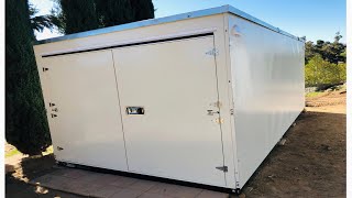 Build Your Own HEAVY DUTY Outdoor Storage Unit In Backyard