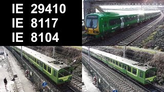 Irish Rail 29000 Commuter & 8100 Class Dart Trains - Salthill & Monkstown