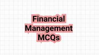 #Financial management #MCQs #Lecturer in commerce #KPSC