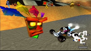 Crash Team Racing [PS1] Penta Penguin in Adventure Mode