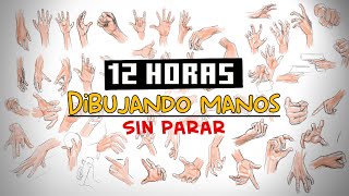 12 HORAS DIBUJANDO MANOS: ¿Puedes hacerte experto en solo 12 horas?