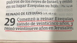 2 Crónicas 29 (Reinado de Ezequías) y Hebreos 1 (Dios ha hablado por su hijo)