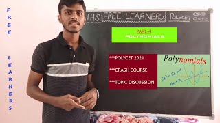 #Polycet crash course | Maths - polynomials topic discussion | Polytechnic entrance exam