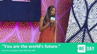 Naomi Campbell speaks at WE Day UK - 6 March, 2019