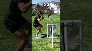 Good pitch #wonderlakewiffleball #wiffleball #liveabs #baseball #mlb