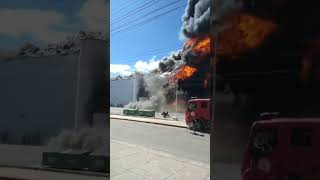 Fogo na Havan em Vitória da Conquista-Ba 🏛️🔥🗽🚒 #havan #incendio #vca21 #fogo