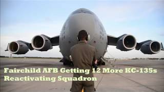 Fairchild AFB Gets More KC-135s (2019)[April]| KC-135 Stratotanker In flight  Air Refueling