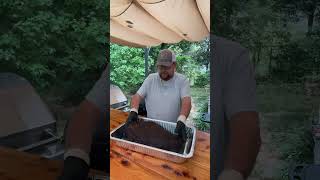 Smoked overnight brisket