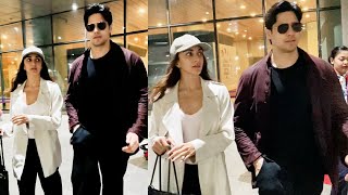 Lovebirds Kiara Advani And Sidharth Malhotra Spotted At Mumbai Airport