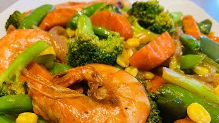 Mix Veggies with Shrimp