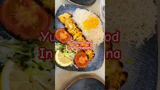 Yummy food in Barcelona #coriandertouch #food #cooking #youtubeshorts #parsian #barcelonafood #dine