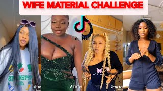 Wife Material tiktok challenge |MUST WATCH| wife material tiktok compilation