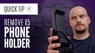 How To Remove Phone Holder BMW X5 E70