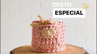 Como fechar o círculo mágico - Cesto crochê