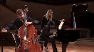 Cesar Franck sonata in A major, 1st mov, double bass, Matthew McDonald, piano Yannick Rafalimanana