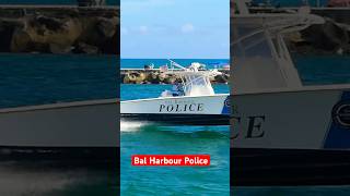 Bal Harbour Police Riding Waves #haulover #yt #police #cops @balharbourflorida7465 #shortvideo